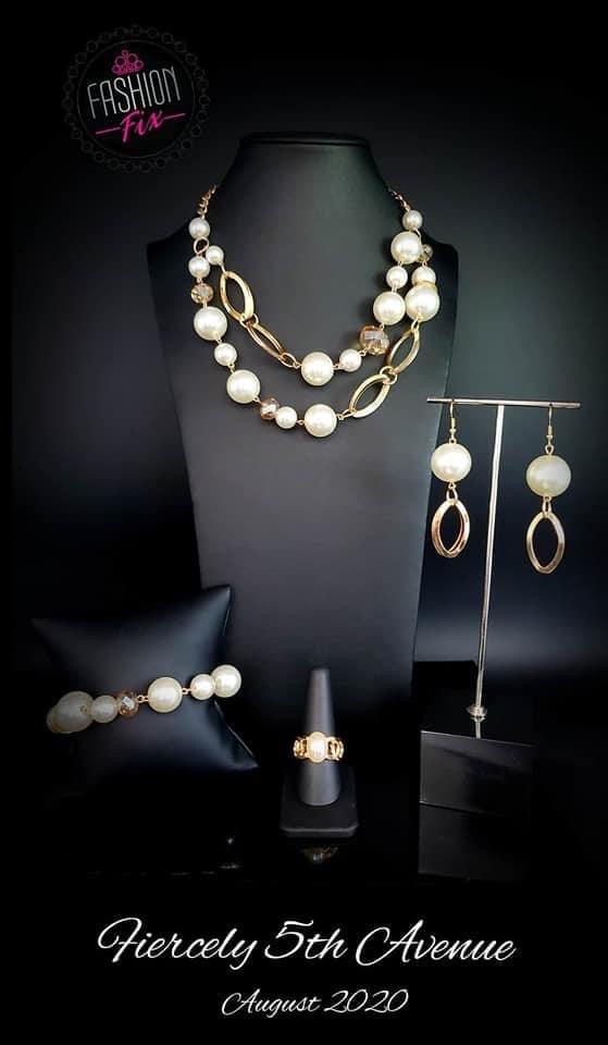 Paparazzi Accessories Fiercely 5th Avenue: FF August 2020 The styles featured in the Fiercely 5th Avenue collection are exactly what you would expect with a name like that: Sleek, classy, metallic designs that you’d find on the streets of New York. The ac
