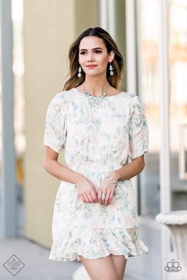 Paparazzi Accessories Glimpses of Malibu: FF May 2021 The Glimpses of Malibu collection was created with inspiration from the styles of Malibu, CA. Styles in this Trend Blend will feature fun, livable fashion with an upscale flavor. The colors are usually