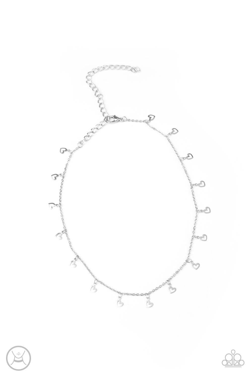 Paparazzi Accessories Charismatically Cupid - Silver July Fashion Fix Exclusive Jewelry