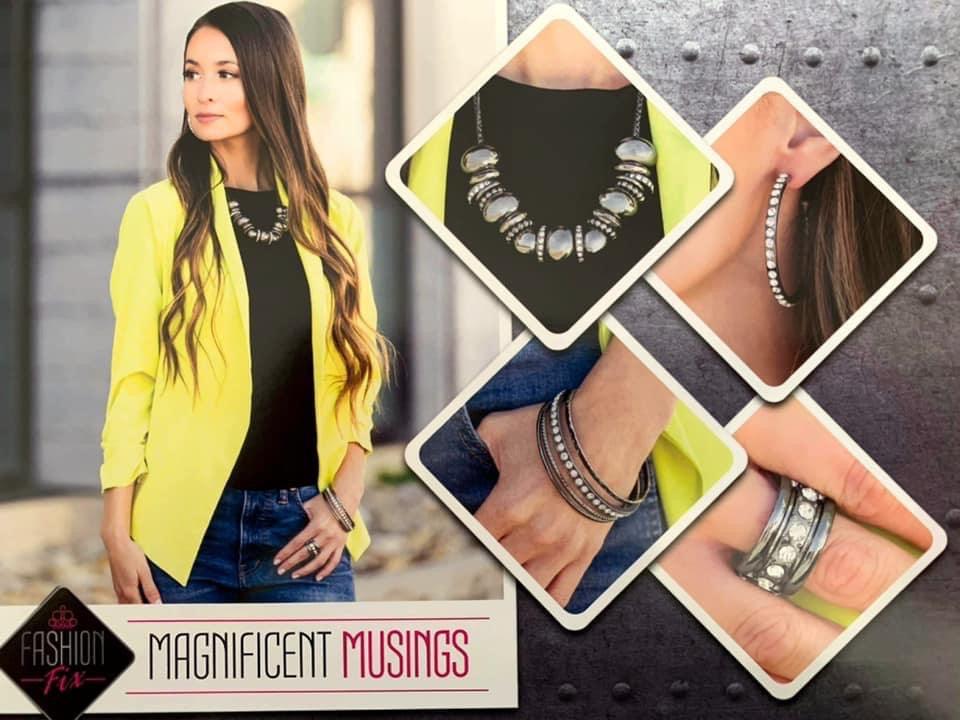 Paparazzi Accessories Magnificent Musings: FF May 2020 The Magnificent Mile in Chicago is where we pulled our inspiration for the Magnificent Musings collection. With a range of shopping venues, the Magnificent Mile is a hub for classic trends with urban
