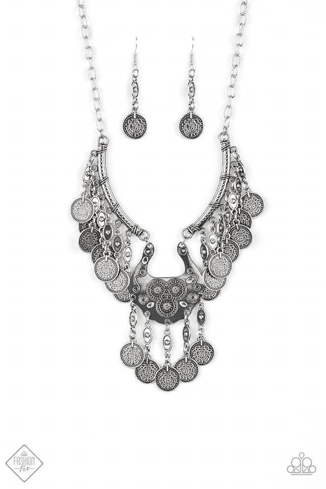 Paparazzi Accessories Sunset Sitings: FF September 2019 Trendsetters are sure to gravitate towards the accessories found in the Sunset Sightings collection. Featuring more drastic designs, bold colors, and funky combinations found outside the box, the pie
