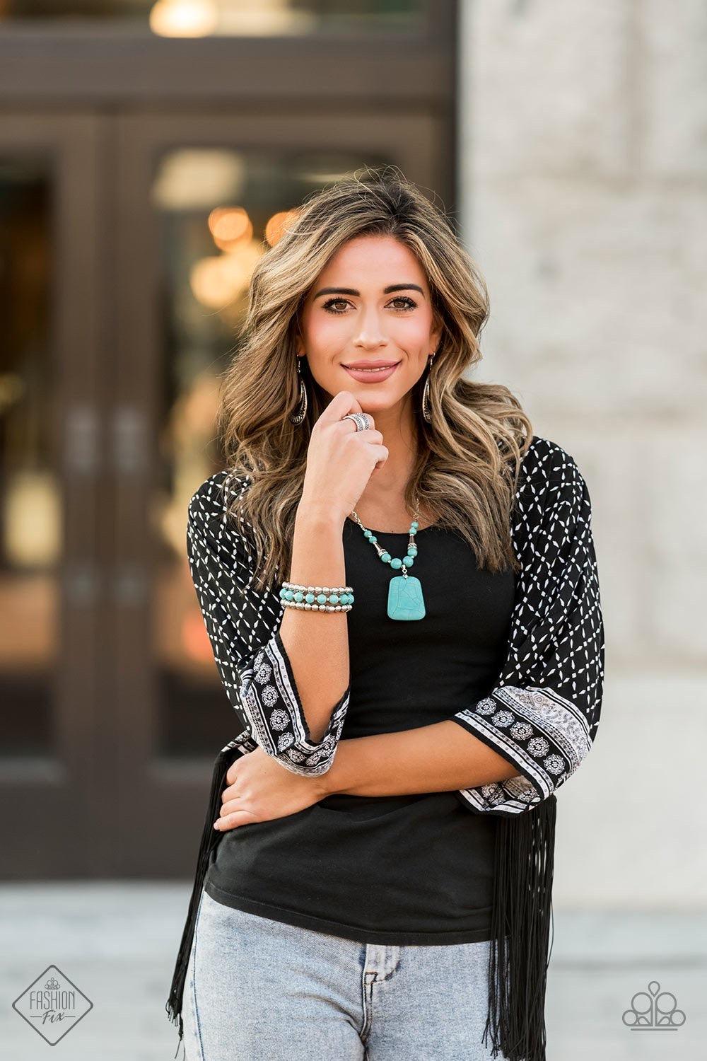 Paparazzi Accessories Simply Santa Fe: FF December 2019 Earthy, desert-inspired designs are what the Simply Santa Fe collection is all about. Natural stones, indigenous patterns, and vibrant colors of the Southwest are sprinkled throughout this trendy col