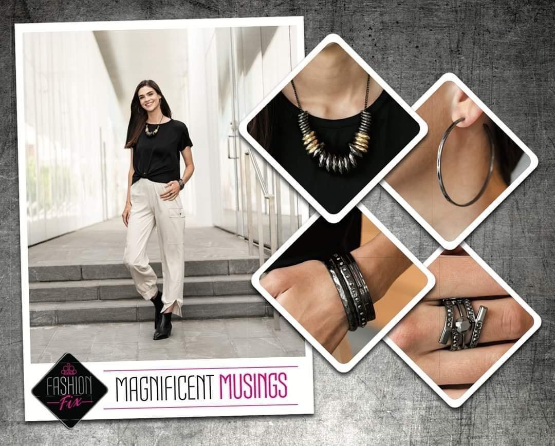 Paparazzi Accessories Magnificent Musings: FF July 2020 The Magnificent Mile in Chicago is where we pulled our inspiration for the Magnificent Musings collection. With a range of shopping venues, the Magnificent Mile is a hub for classic trends with urban