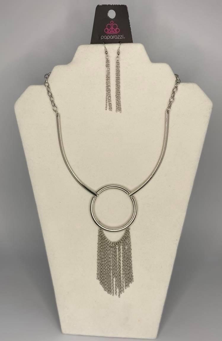 Paparazzi Accessories Pharaoh Paradise - Silver February Fashion Fix Exclusive Jewelry