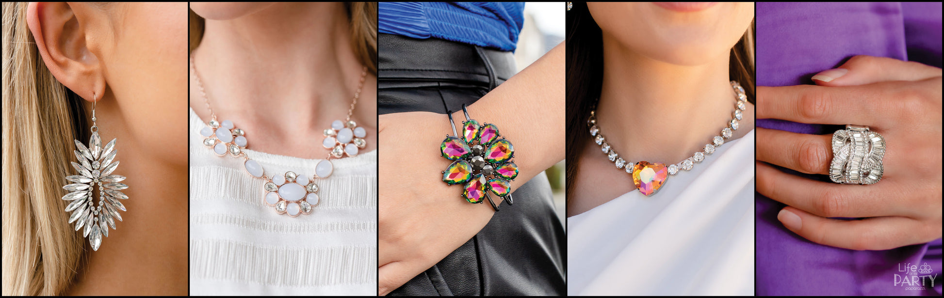 Paparazzi Accessories Life Of The Party: October 2022 Includes one of each Life of the Party exclusive accessory for October 2022 Jewelry