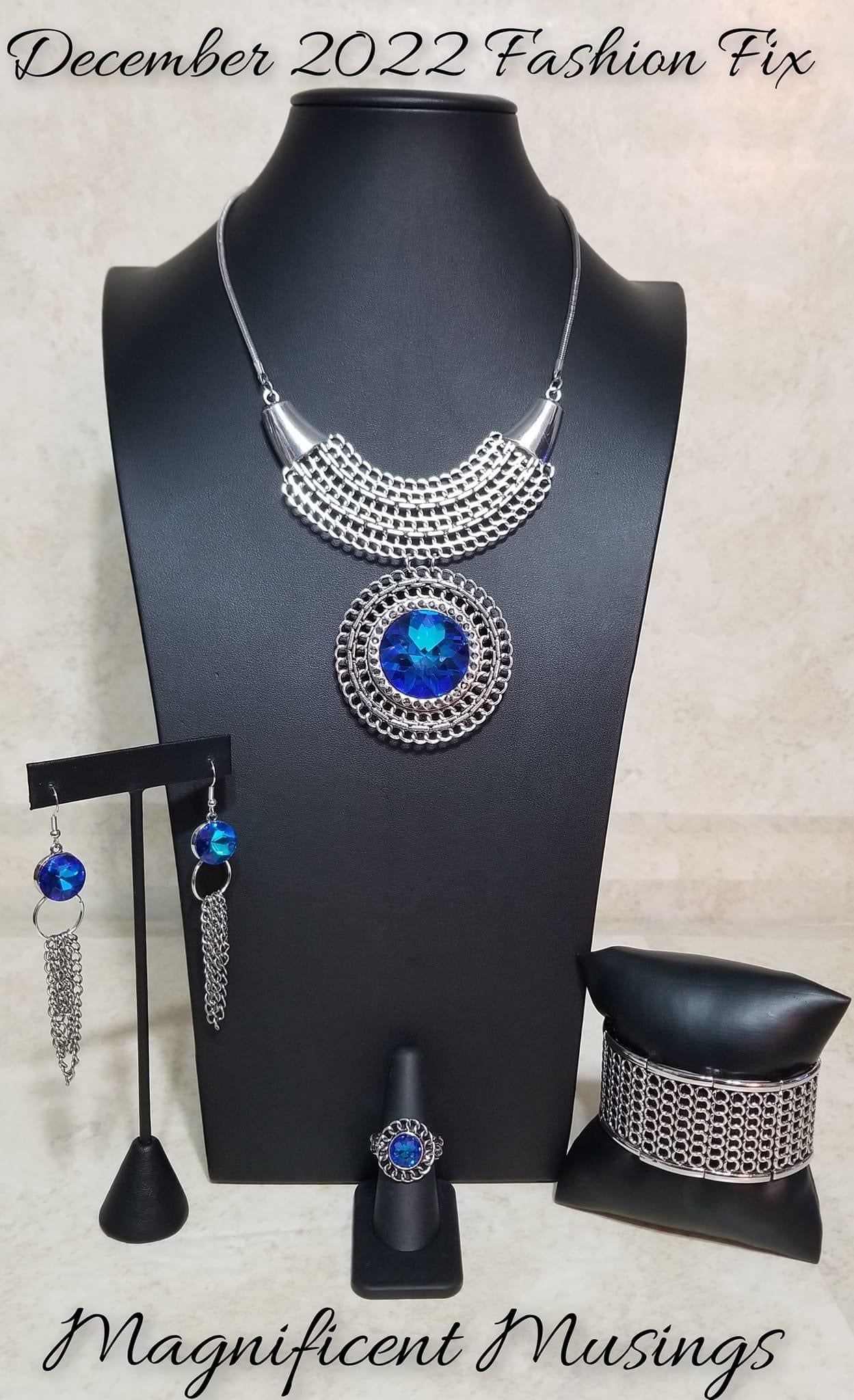 Paparazzi Accessories Magnificent Musings: FF December 2022 The Magnificent Musings Collection features bold statement pieces and edgy designs. Reveling in sassy, unapologetic fashion, Magnificent Musings mavens confidently express themselves through glam