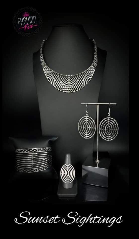 Paparazzi Accessories Sunset Sitings: FF February 2020 Trendsetters are sure to gravitate towards the accessories found in the Sunset Sightings collection. Featuring more drastic designs, bold colors, and funky combinations found outside the box, the piec