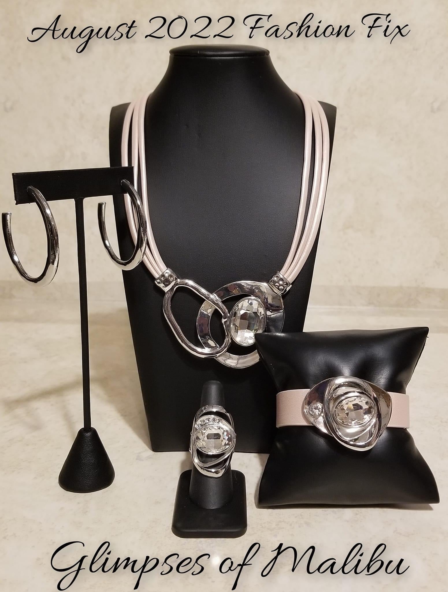 Paparazzi Accessories Glimpses of Malibu: FF August 2022 Featuring playful styles accented with fun pops of color, the Glimpses of Malibu Collection is an endearing assortment of cheerful and whimsical laid-back fashion. From the bubbly outgoing socialite