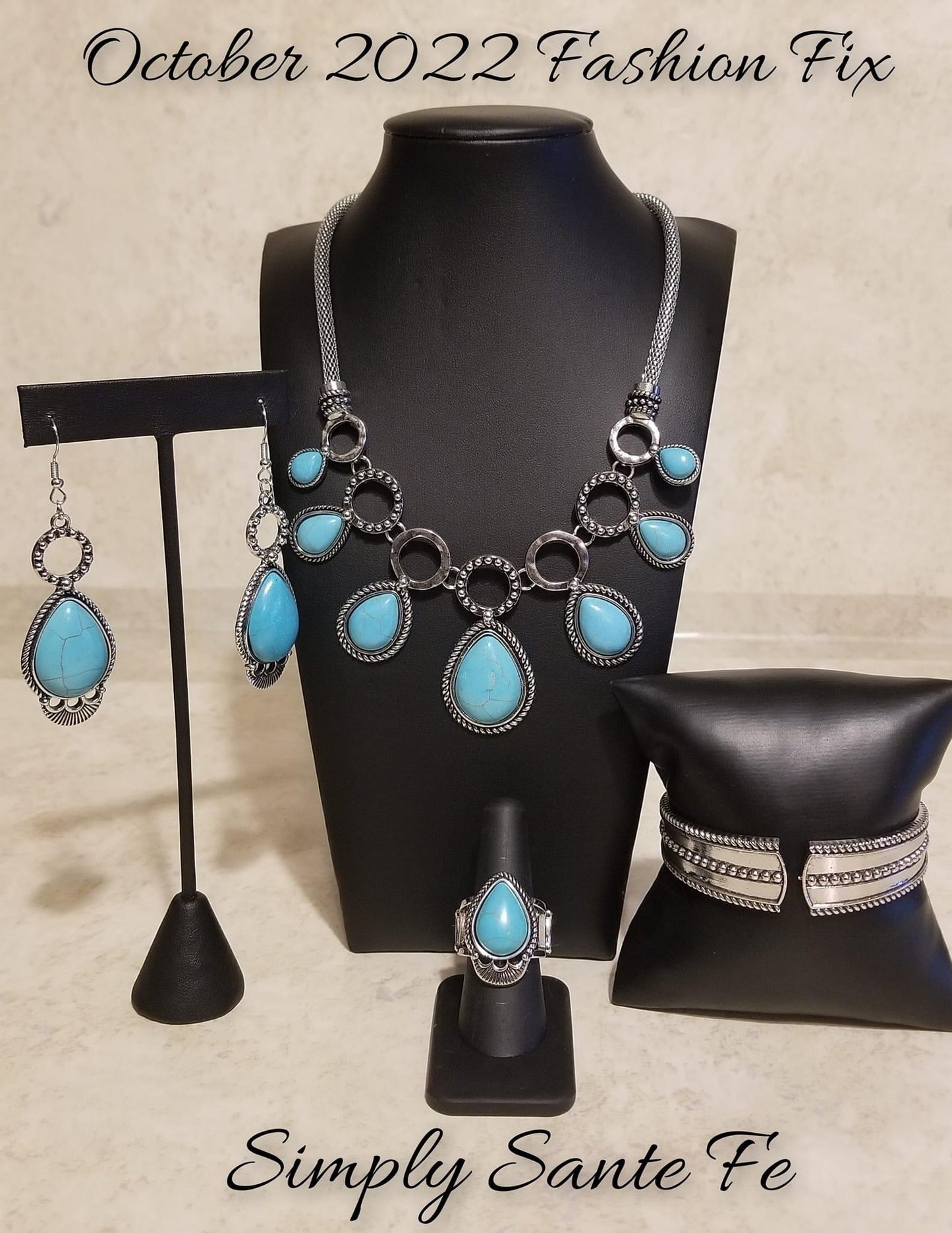 Paparazzi Accessories Simply Santa Fe: FF October 2022 Authentic designs and handcrafted pieces are staples of the Simply Santa Fe Collection. Featuring patterns and elements inspired by nature, these earthy designs tend to have a little more detail. Thos