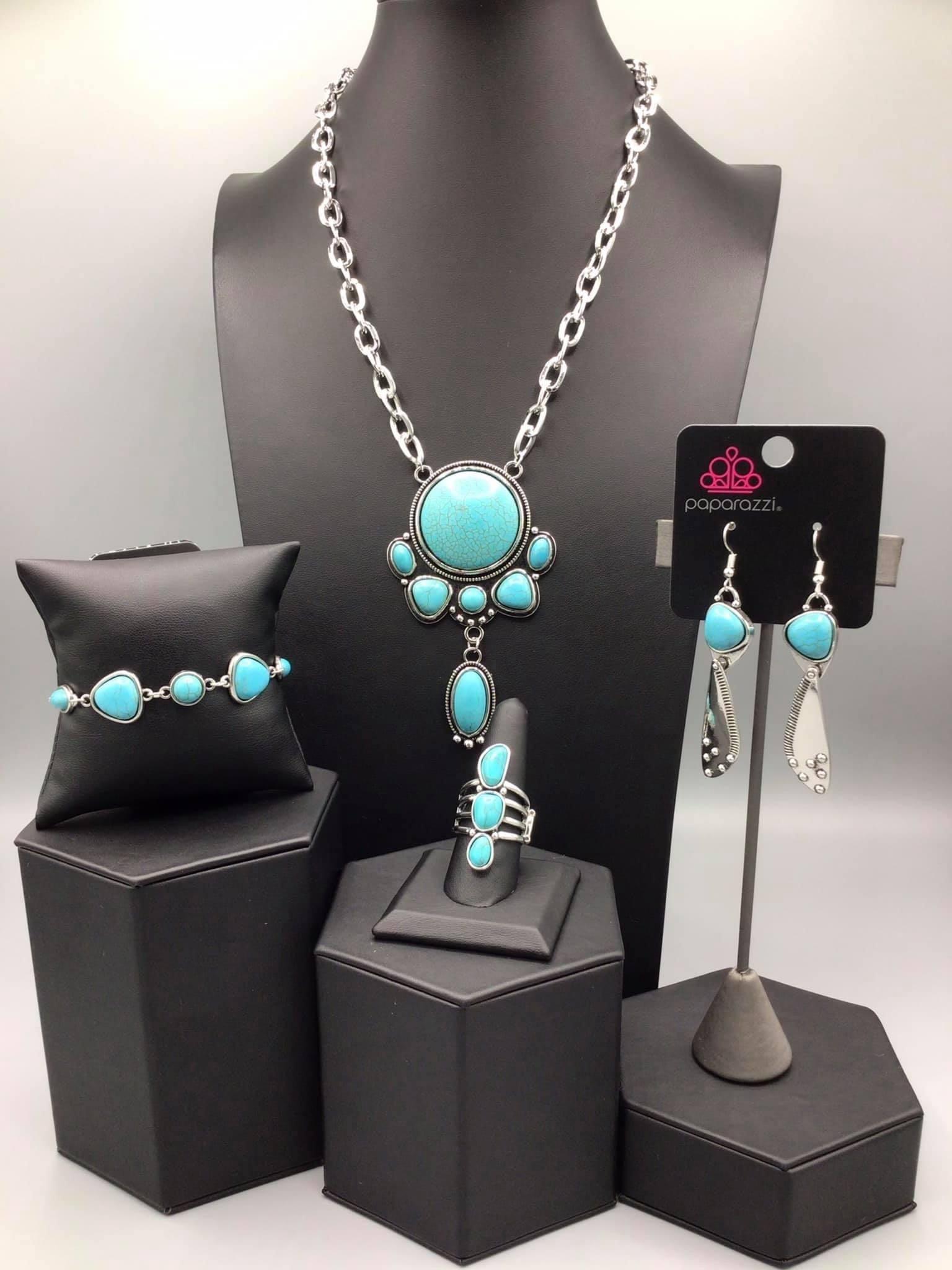 Paparazzi Accessories Simply SantaFe: March 2021 Earthy, desert-inspired designs are what the Simply Santa Fe Collection is all about. Natural stones, indigenous patterns, and vibrant colors of the Southwest are sprinkled throughout this trendy collection