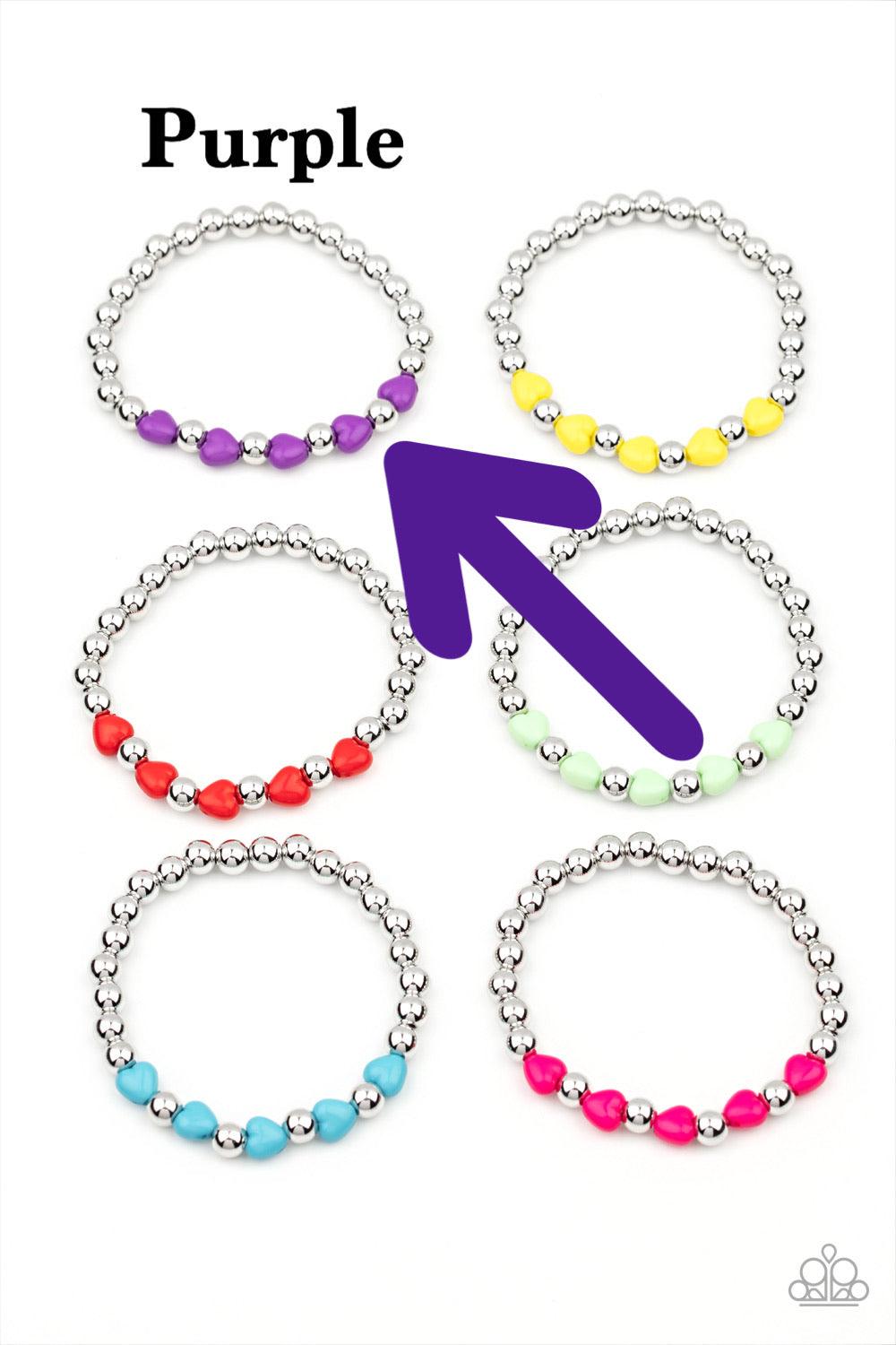 Paparazzi Accessories Starlet Shimmer Bracelet: #15 - Purple Jewelry
