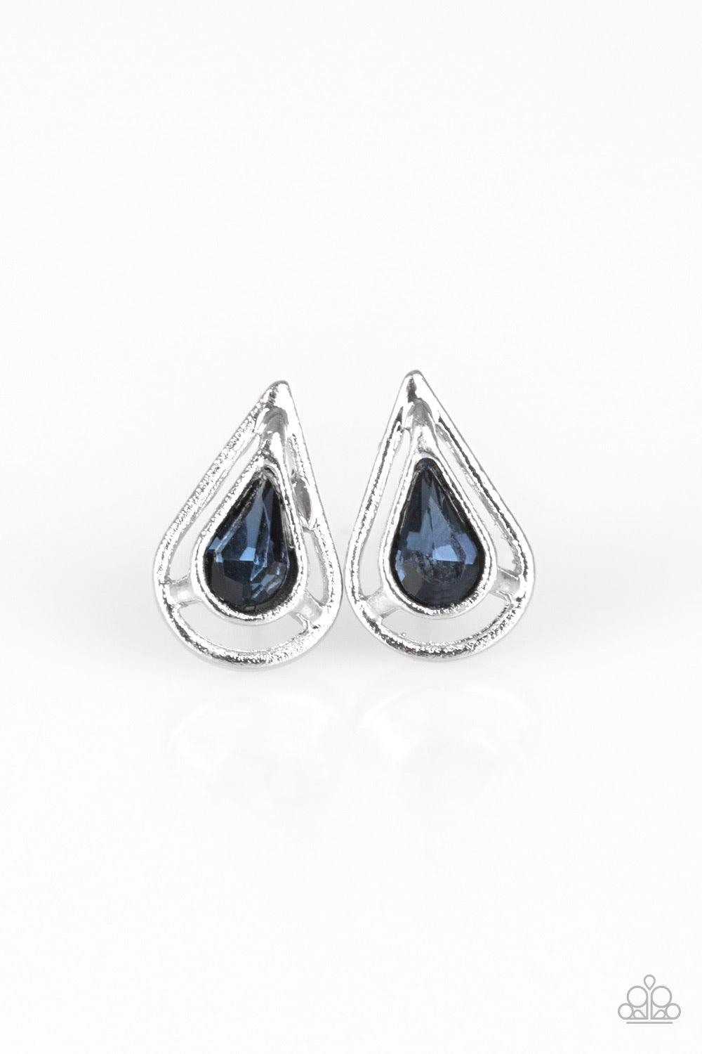 Paparazzi Accessories Starlet Shimmer Earrings: #4 ~Blue