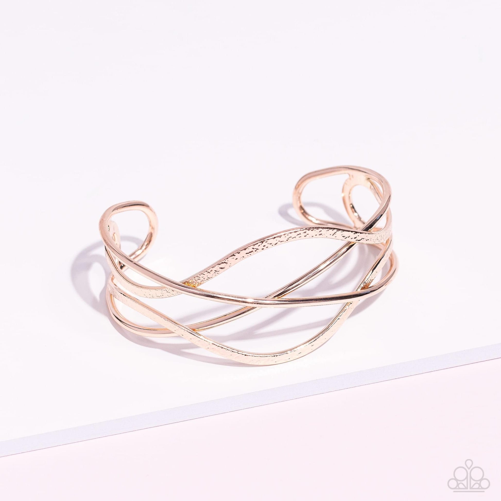 Paparazzi Accessories Fierce Fusion - Rose Gold Fashion Fix Exclusive April Stylist Picks