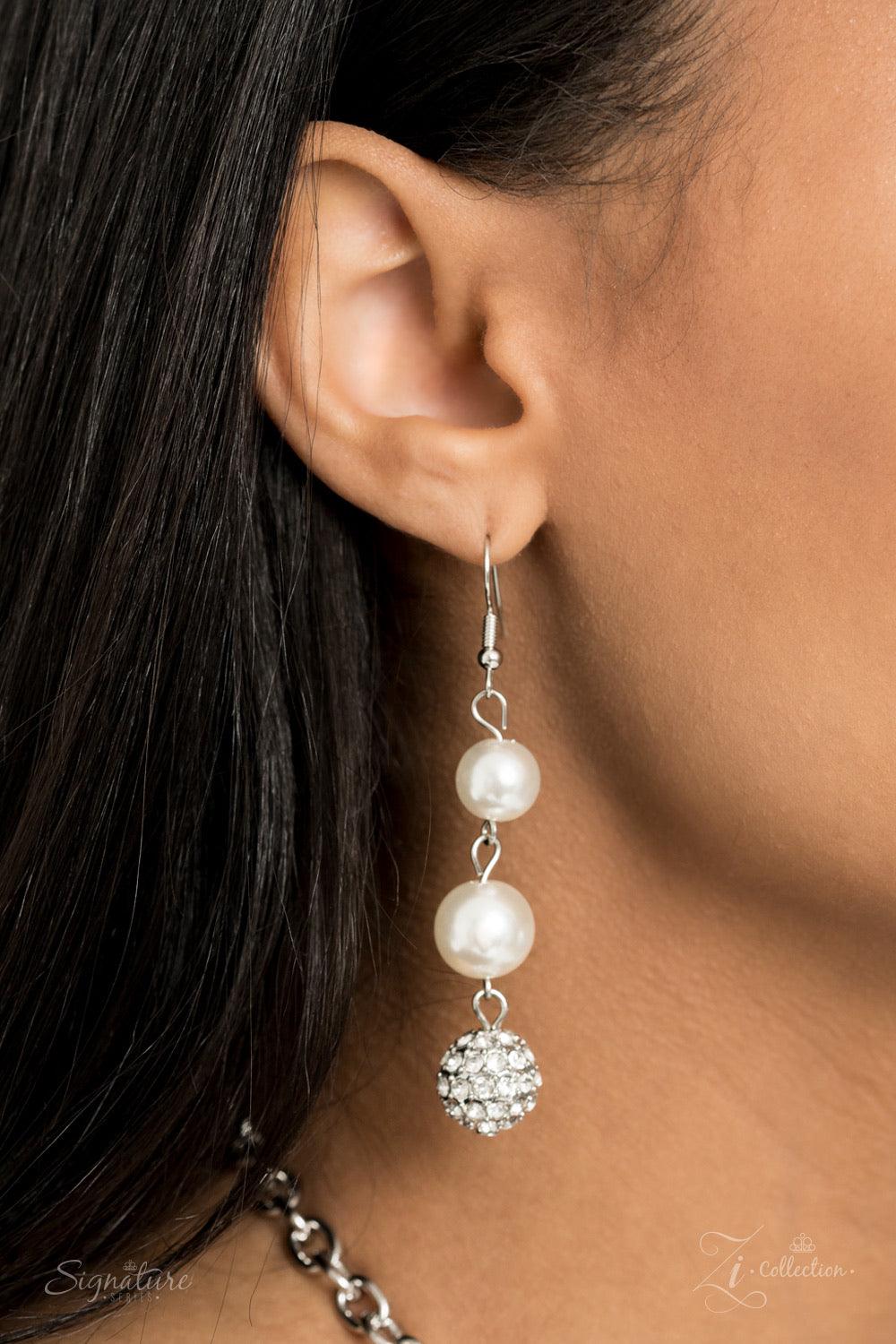 Paparazzi Accessories The LeCricia 💗💗ZiCollection $25💗💗 An elegant collection of timeless white pearls, shiny sections of silver chain, and bedazzling white rhinestone encrusted silver beads effortlessly cascade down the chest. The vintage inspired la