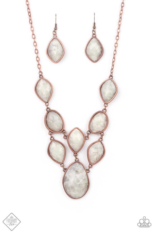 Paparazzi Accessories Glimpses of Malibu : January 2021 FF The Glimpses of Malibu collection was created with inspiration from the styles of Malibu, CA. Styles in this Trend Blend will feature fun, livable fashion with an upscale flavor. The color are usu
