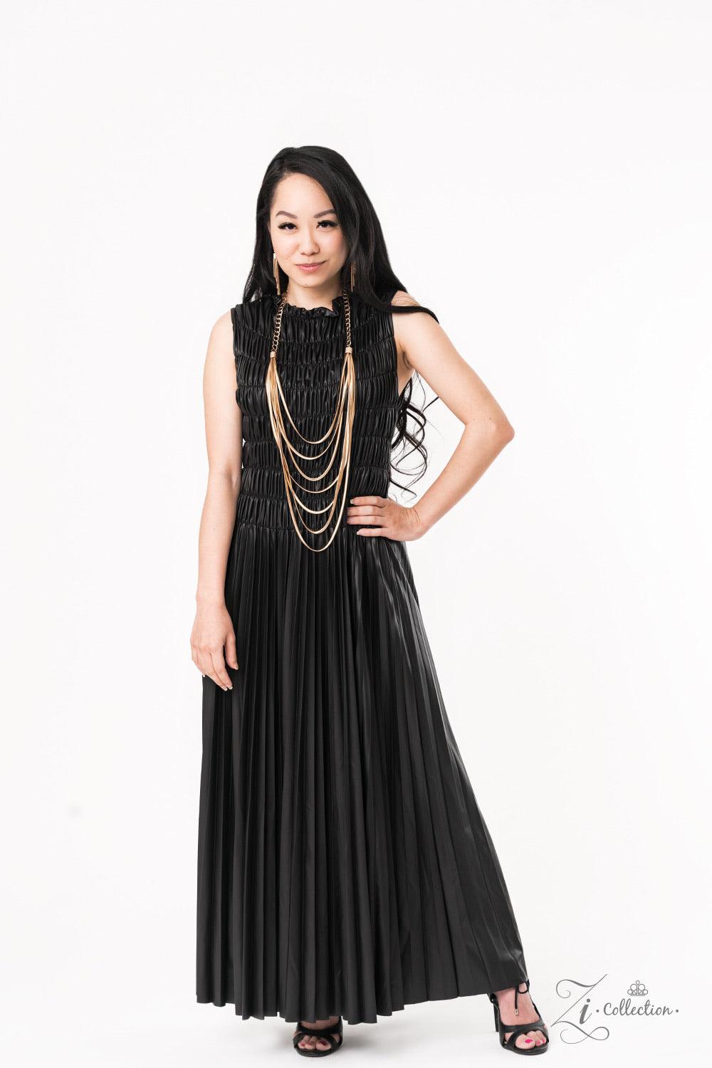 Paparazzi Accessories Commanding 💗💗ZiCollection $25💗💗 Dramatically capped in bold fittings, lengthened rows of gold herringbone chains layer flawlessly together across the chest. The sleek display attaches to strands of oversized gold links, adding a