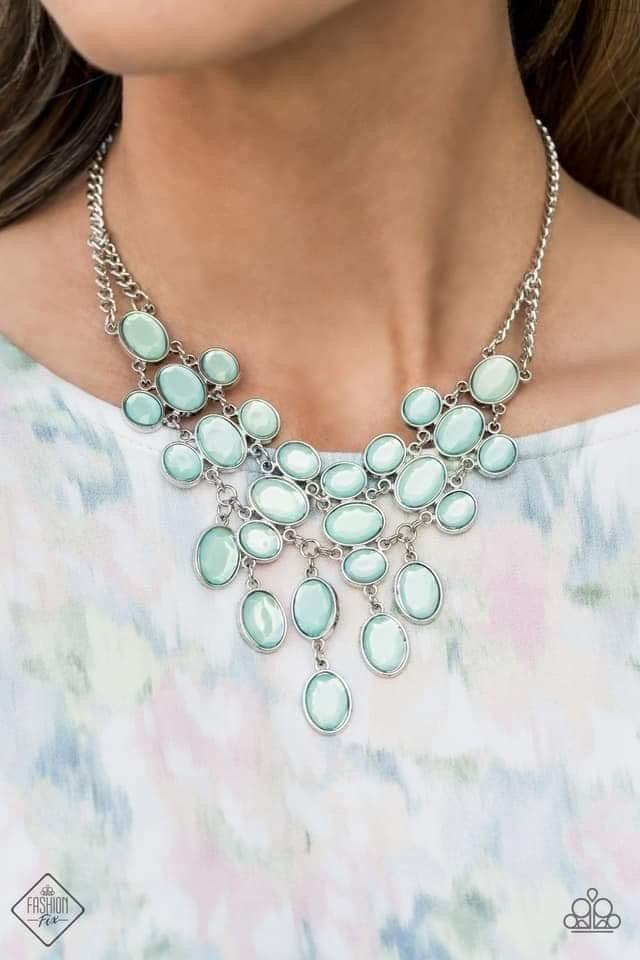 Paparazzi Accessories Glimpses of Malibu: FF May 2021 The Glimpses of Malibu collection was created with inspiration from the styles of Malibu, CA. Styles in this Trend Blend will feature fun, livable fashion with an upscale flavor. The colors are usually