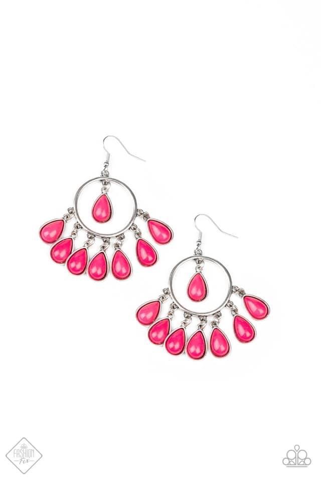 Paparazzi Accessories Glimpses of Malibu: FF February 2020 The Glimpses of Malibu collection was created with inspiration from the styles of Malibu, CA. Styles in this Trend Blend will feature fun, livable fashion with an upscale flavor. The color are usu
